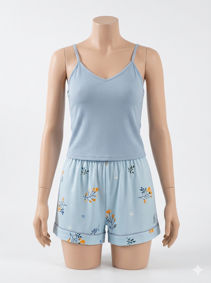 Cute Girls Lounge Wear With Shorts 78272(C1-R3)
