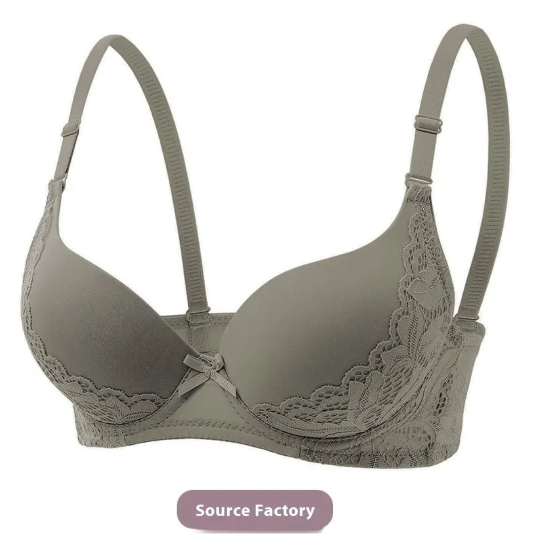 (32-36)b Padded Pushup Lacy Straps Bra(137)