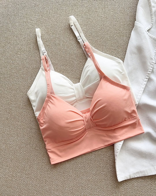 Seamless Adjustable Strap knot bra Free Size for (30-36)
