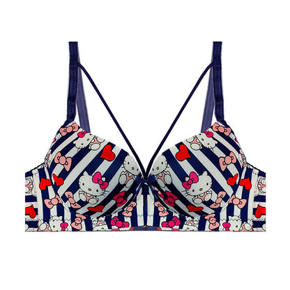 (36-42)b/c  size Hello Kitty Daily-wear Push-up Bra(144)