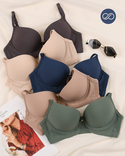 (34-40)B Premium Range Double  Padded Push-up Wired Bra (175)