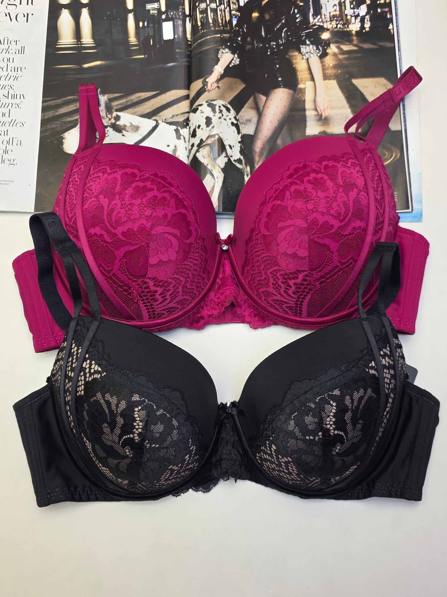 (36-42)D Cup Size Light Padded Full Coverage Binny's Bra (172)