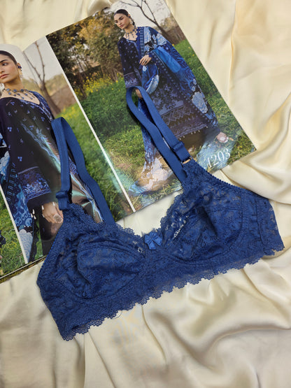 (32-42)b Elegant Cotton Net Bra(203)