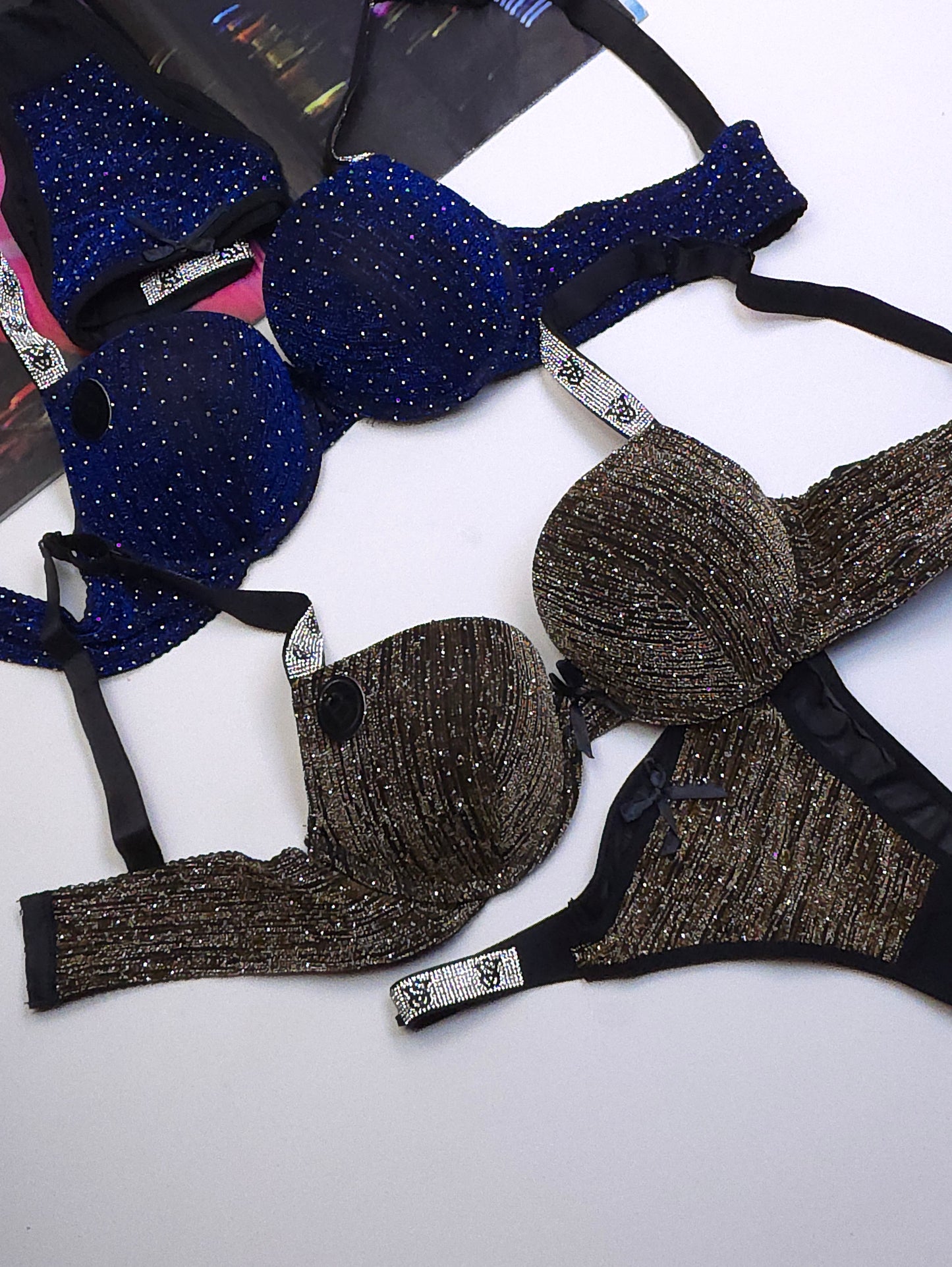 (36&38)b size Moonlight Padded Pushup Bra Panty Set (052)