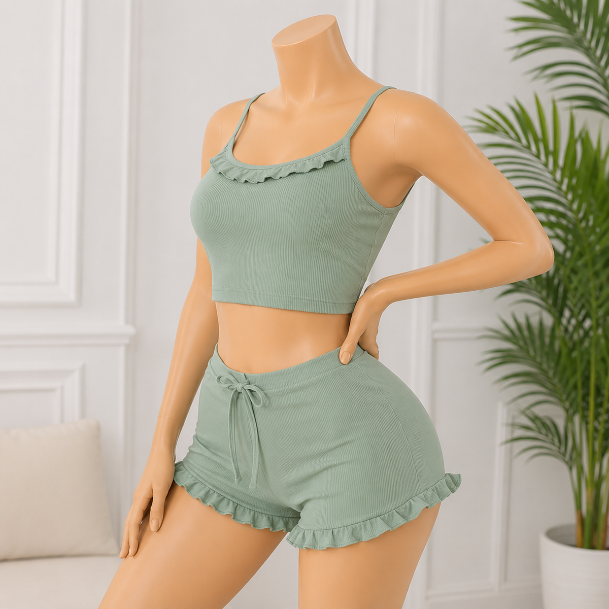 Cozy Girls Short Cami and Boxer Pair (25627)(C4/C5-R4)