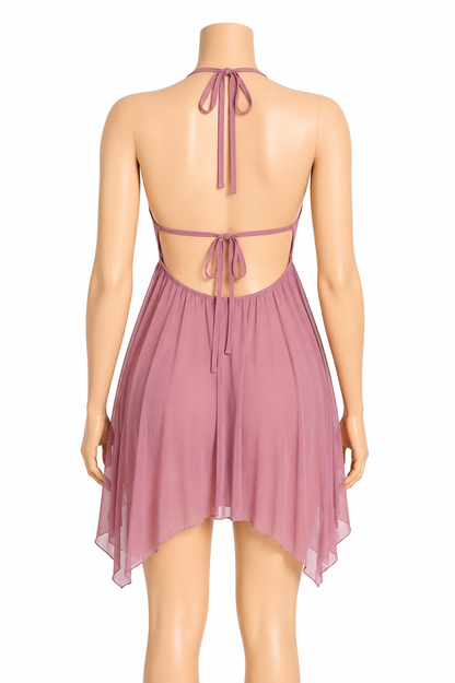 Plus Size Butterfly Babydoll Nighty 8412