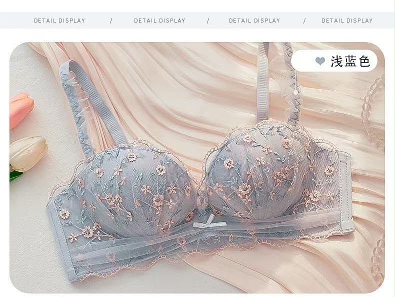 Pinteresty Embroided Bra Pabty Set (163)