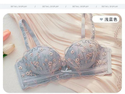 Pinteresty Embroided Bra Pabty Set (163)