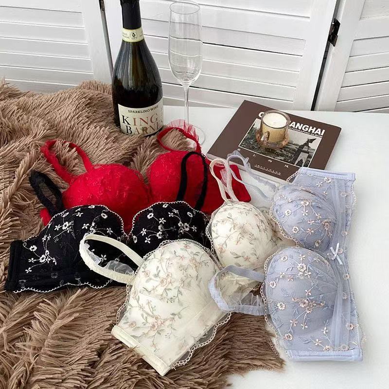 Pinteresty Embroided Bra Pabty Set (163)