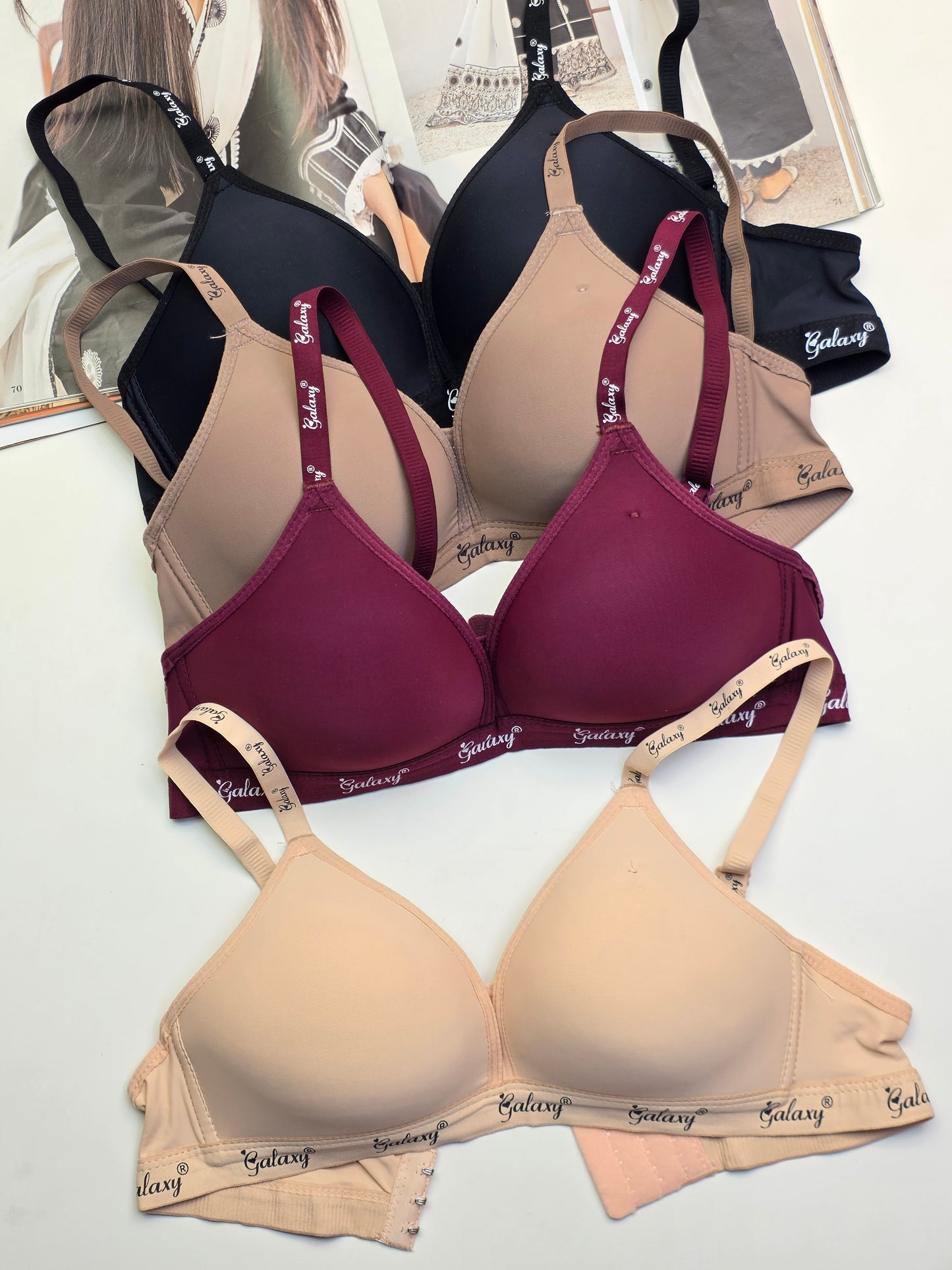(32-36)b Dailywear Soft Push-up Non Wire Bra (093)^