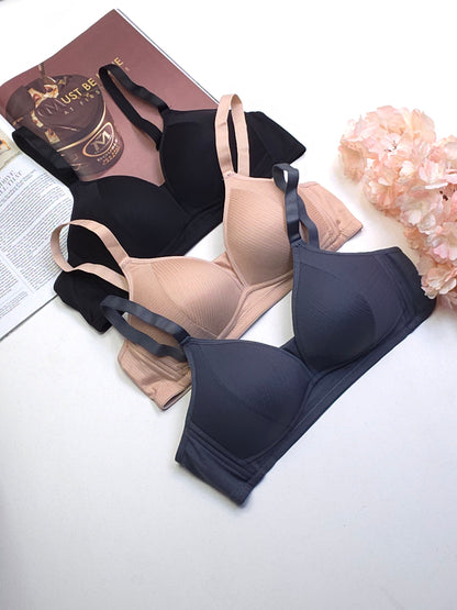 (36-42)b/c Thin Pad Non Wire T Shirt Bra 7866 (072)*