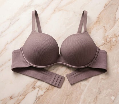 (34-38)b Daily wear Cotton Padded Pushup Wired Plunge  Bra (137)