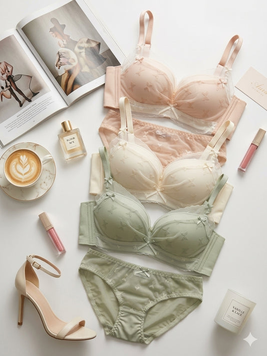 (34-38)b Beautiful lace design Soft Padded  Non Wired padded (F-2)^