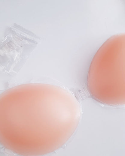 Silicone Invisible Push Up Strapless Backless Self adhesive Free Size Bra