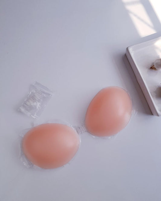 Silicone Invisible Push Up Strapless Backless Self adhesive Free Size Bra