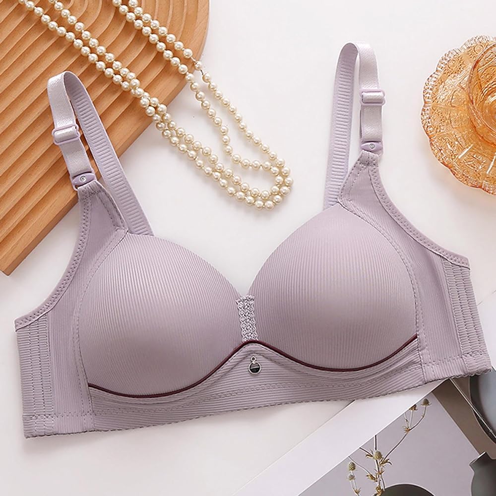 Elegant Self Lining Thin Padded Non Wired Bra