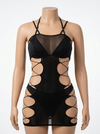 Half Body Mesh Stocking YD2427