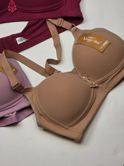 (34-38)b Round cup T shirt Bra (068)