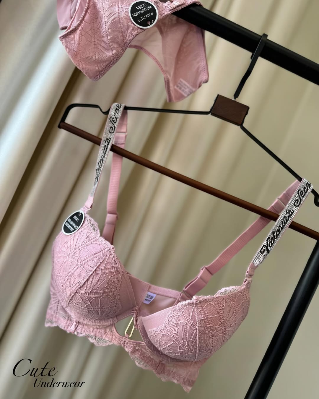 Victoria Secret Front Buckle Bra Panty Set