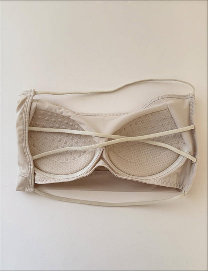 Seamless Criss Cross(T) Strapless  Bra Without Hooks Free Size for (28-34) (066)*