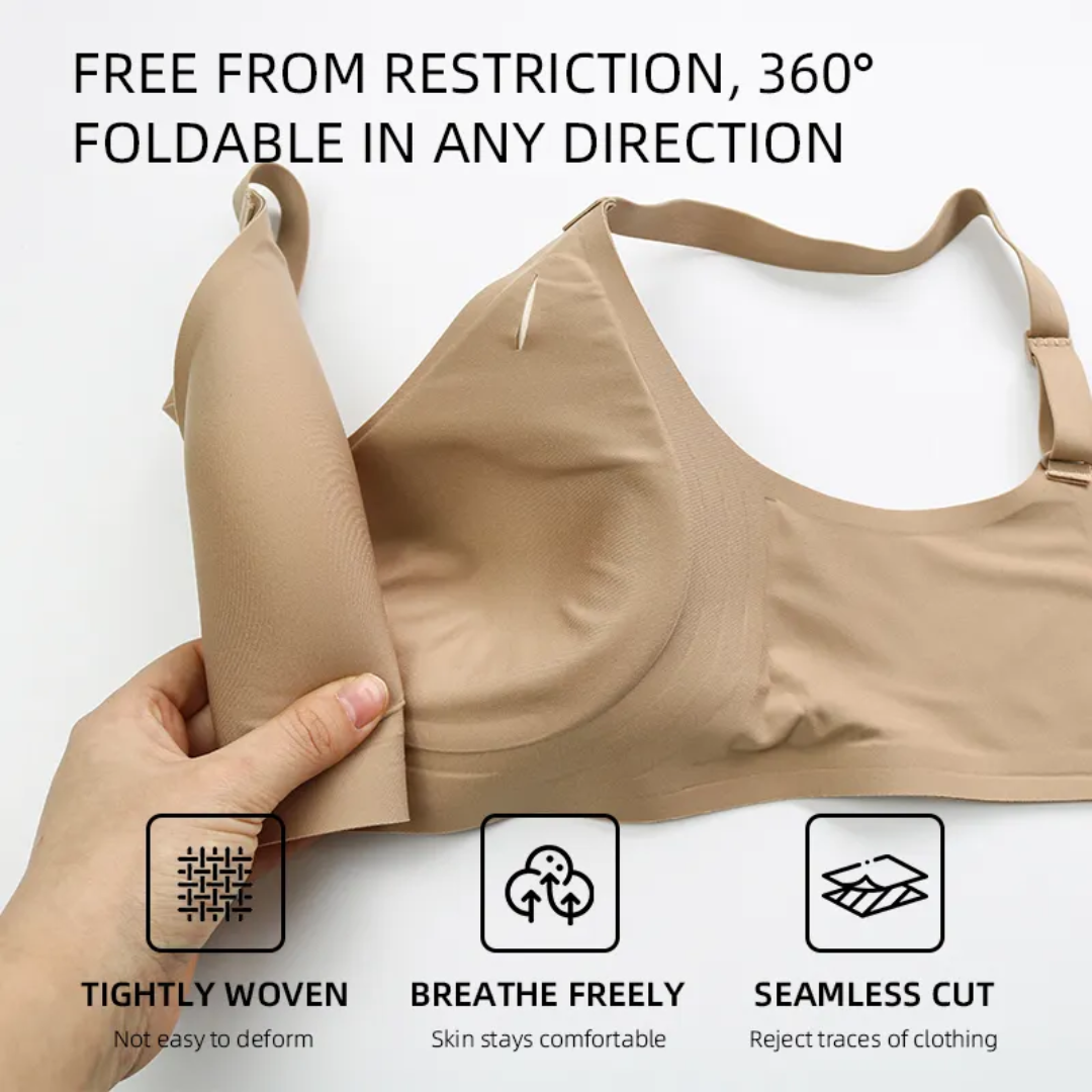 (32-38)b Seamless No Rash Comfort Jelly Bra(316)*