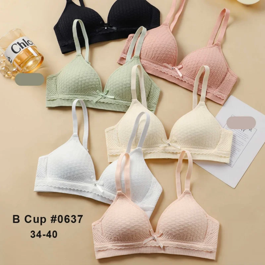 (30-36)b Soft Padding T Shirt Bra