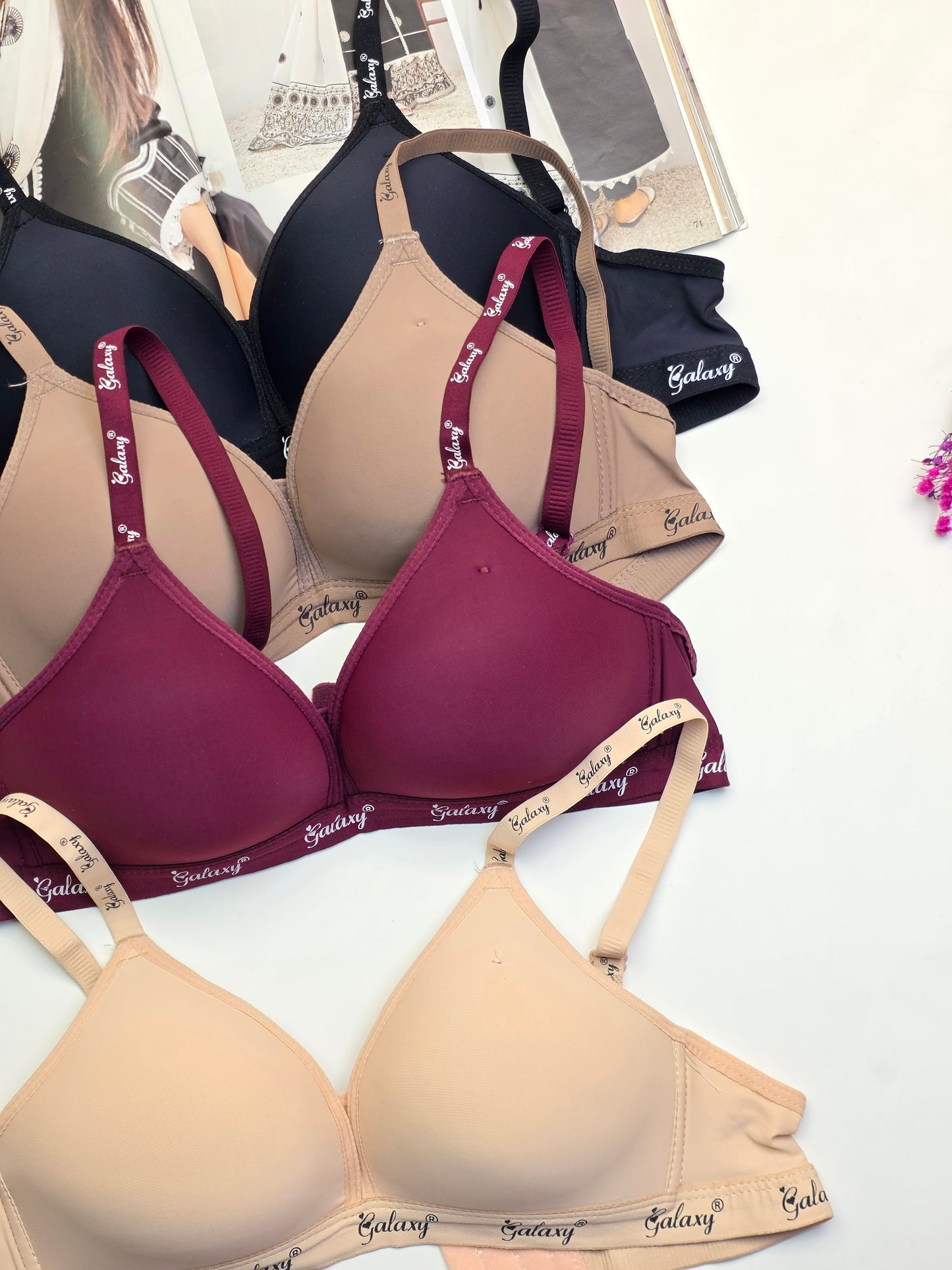 (32-36)b Dailywear Soft Push-up Non Wire Bra (093)^