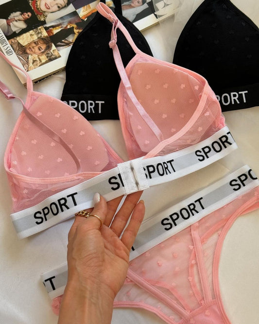 Daily Wear Sport Design Bra and Panty Set (040)