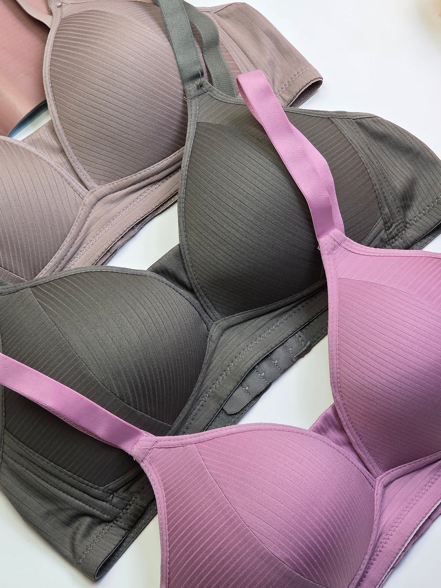 (36-42)b/c Thin Pad Non Wire T Shirt Bra 7866 (072)*