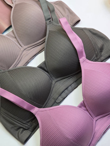 (36-42)b/c Thin Pad Non Wire T Shirt Bra 7866 (072)*
