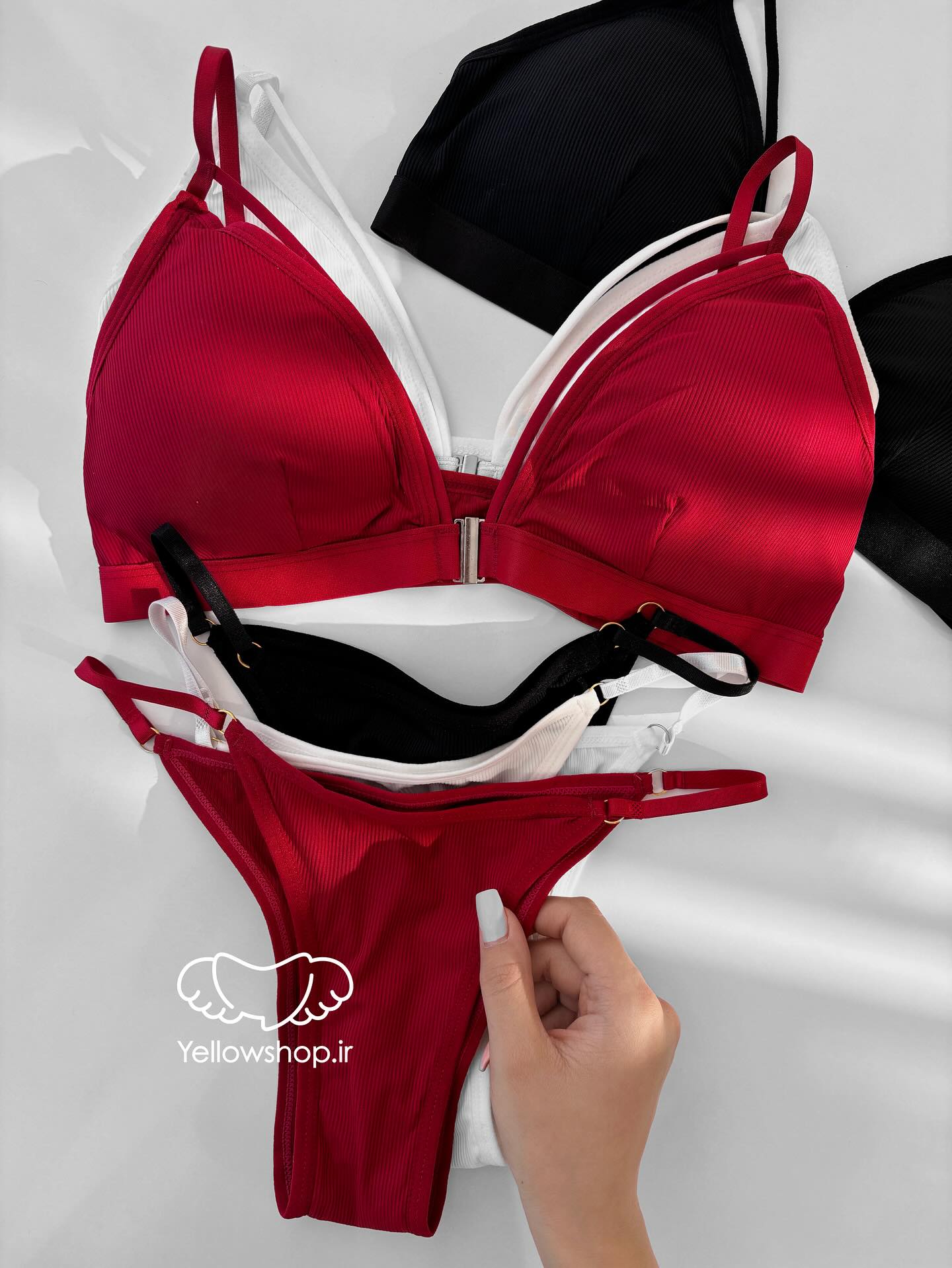 Front Buckle Bikini Set(38-40)(1806)(010)