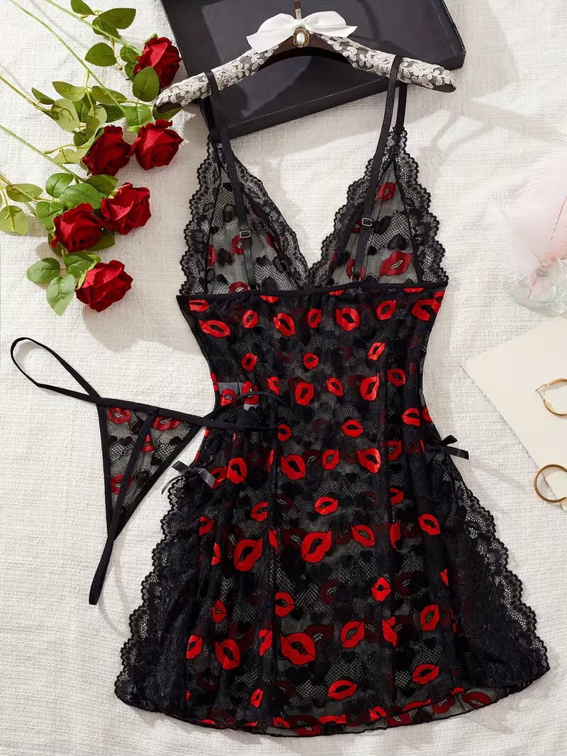Hot Kiss Baby Doll Nighty 💋 35425 (C2-R4)