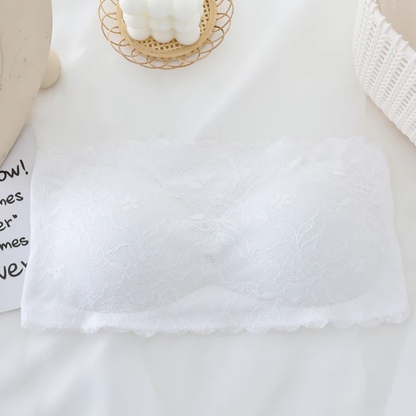 Elegant Flower Pattern Seamless No Hook Bra Free size For (28-36)