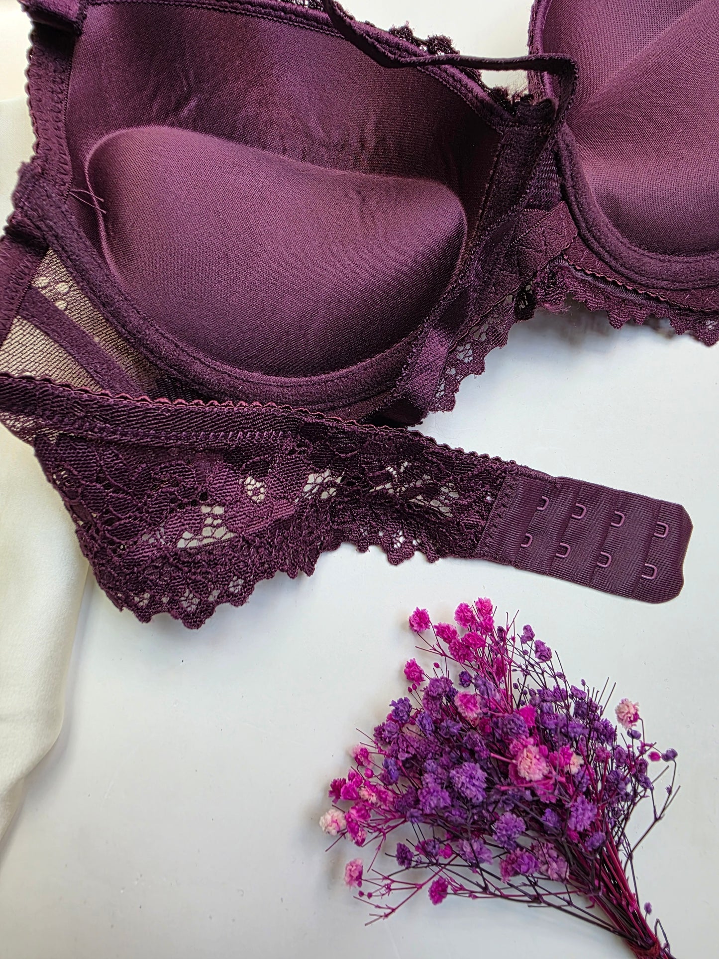Elegant Double Padded Pushup Lacy Bra( 132)*