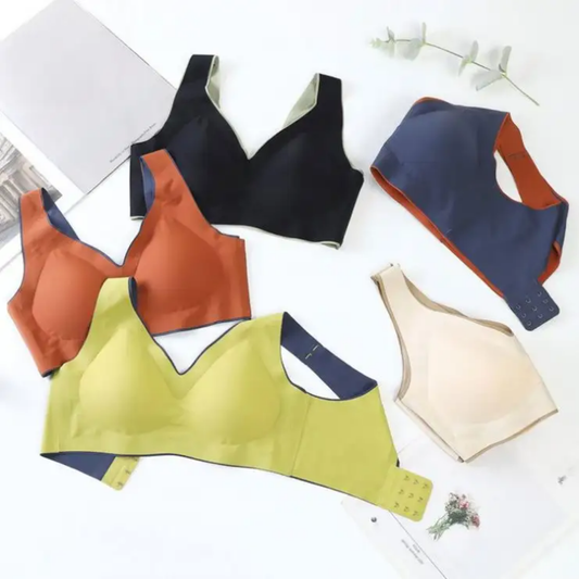 (32-42) Seamless Hand Pushup Super Comfortable Bra Without Wire (073-074)