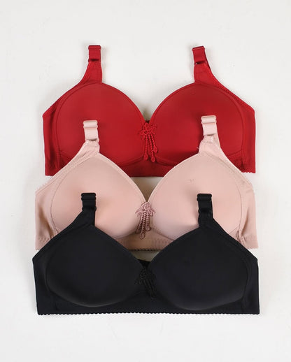 Casual Full Coverage Thin Pad Non Wire Bras