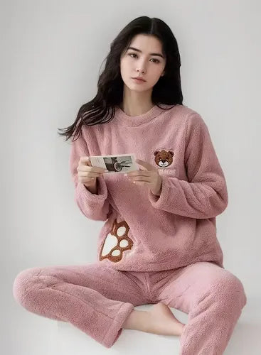Cute Cozy Fleece 2 Piece Pjs set (RT)