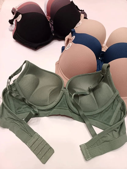 (34-40)B Premium Range Double  Padded Push-up Wired Bra (175)