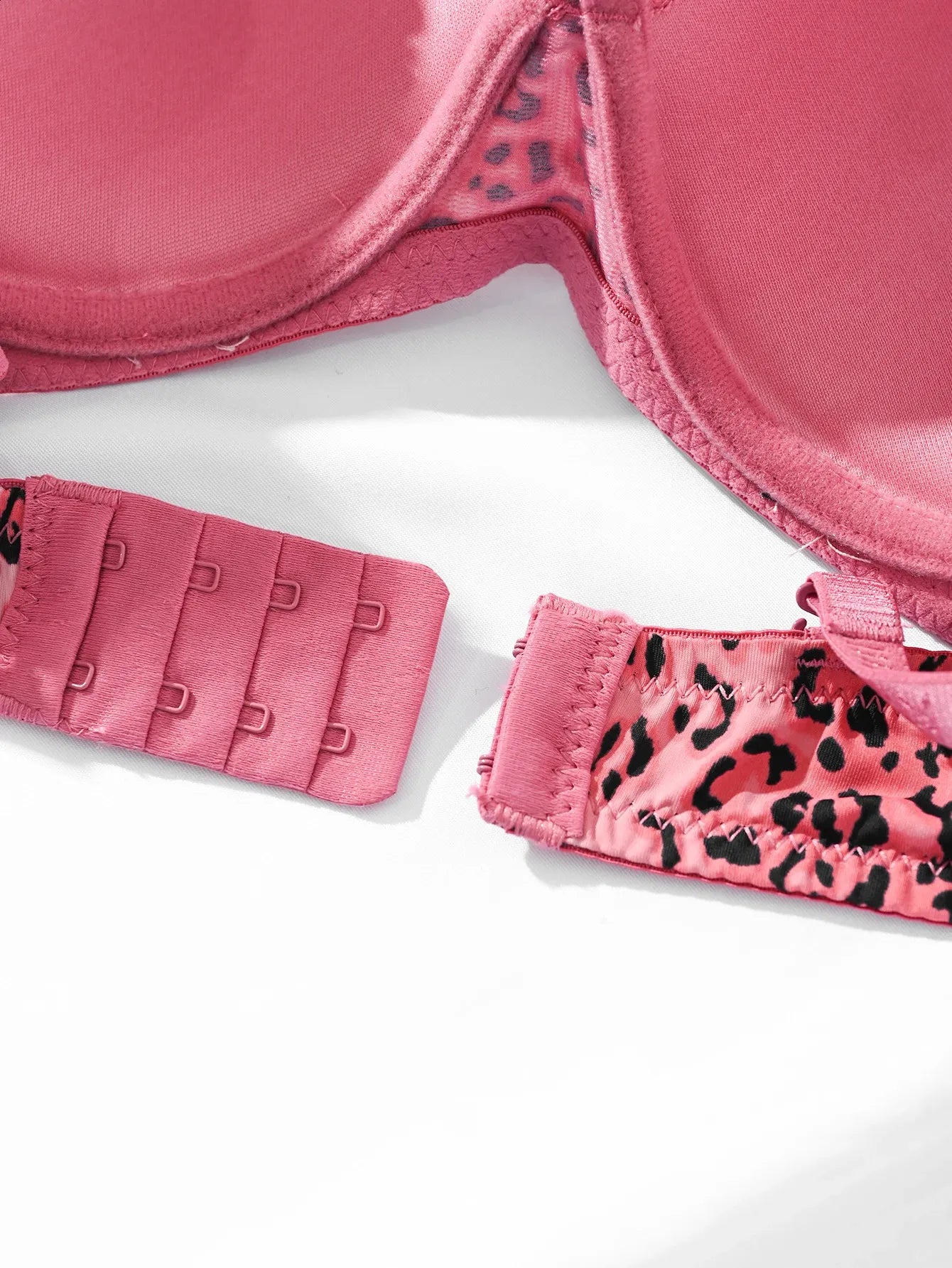 (36-42)C Leopard Print Thin Pad  C Cupsize  Wired Bra (156)