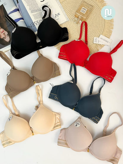 (34-38)B Front Buckle Padded Pushup Bra(175)