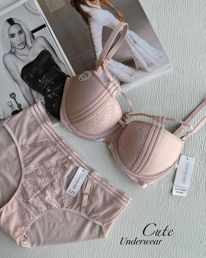 Elegant Padded Pushup Bra Panty Set (148)