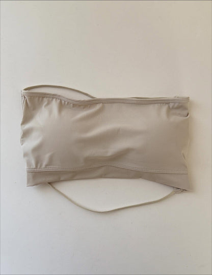 Seamless Criss Cross(T) Strapless  Bra Without Hooks Free Size for (28-34) (066)*