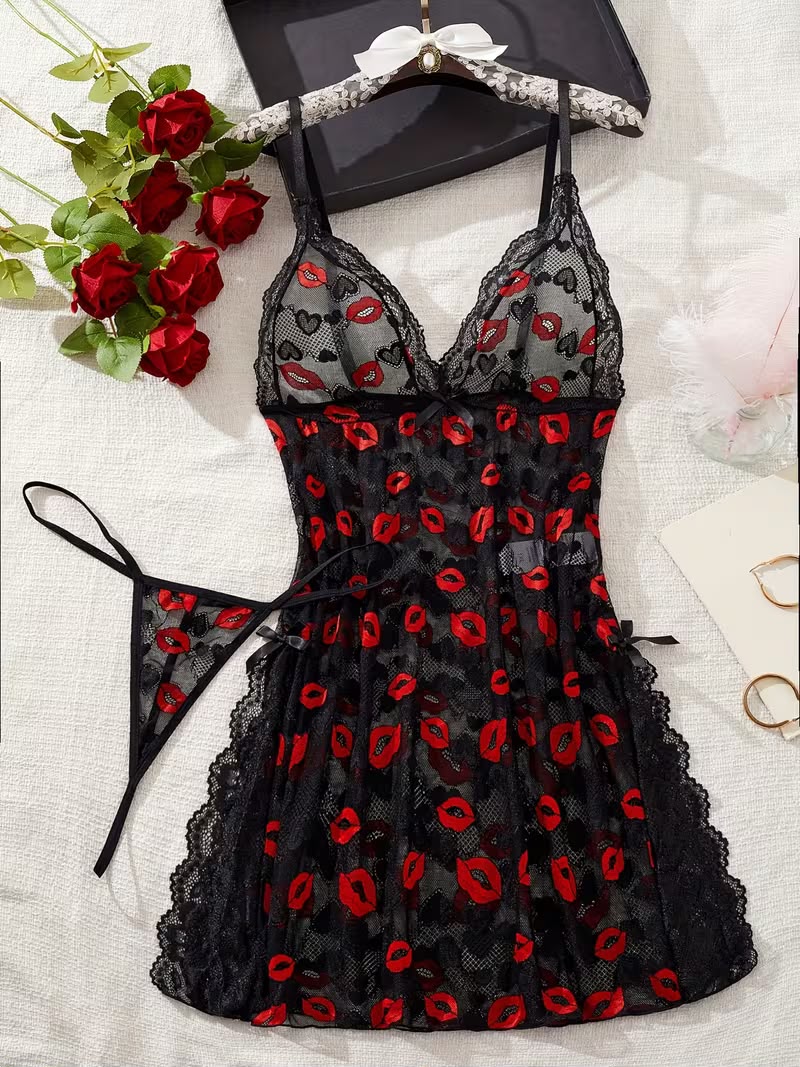 Hot Kiss Baby Doll Nighty 💋 35425 (C2-R4)