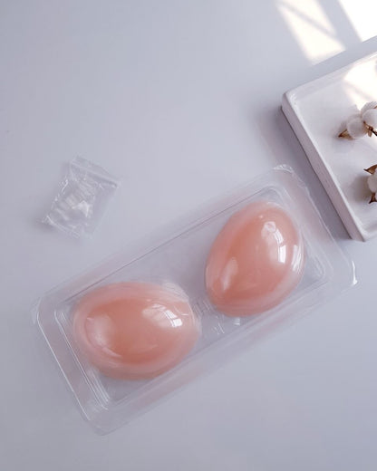 Silicone Invisible Push Up Strapless Backless Self adhesive Free Size Bra