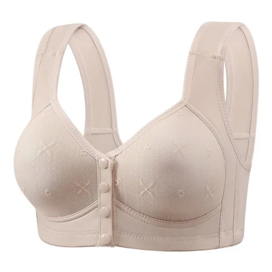 Women Seamless Front Button Bra
