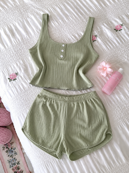 Wide Shoulder Cami and Boxer Pair(65236)(C5-R5)