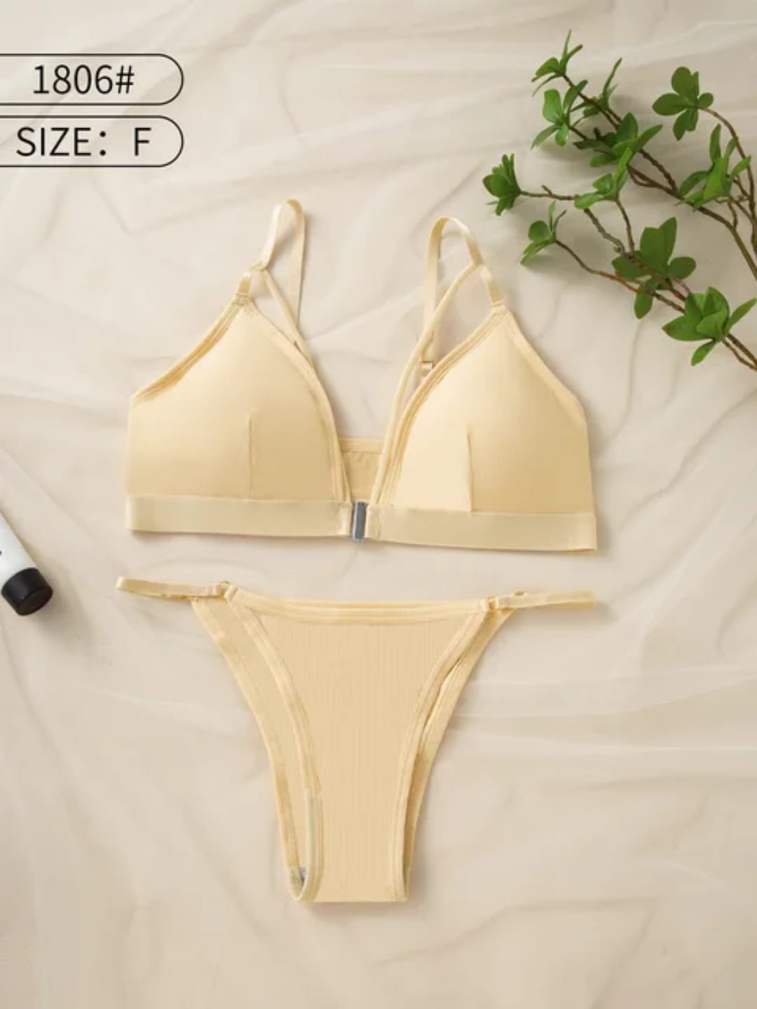 Front Buckle Bikini Set(38-40)
