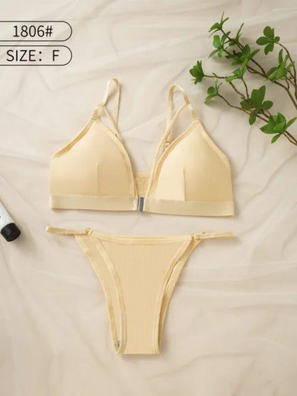 Front Buckle Bikini Set(38-40)
