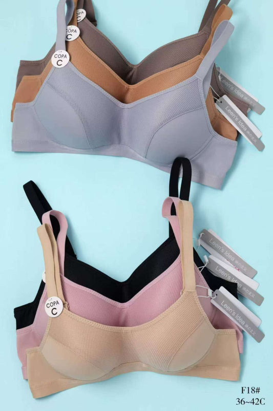 Full Coverage Thin Padded Non Wired Bra (168)