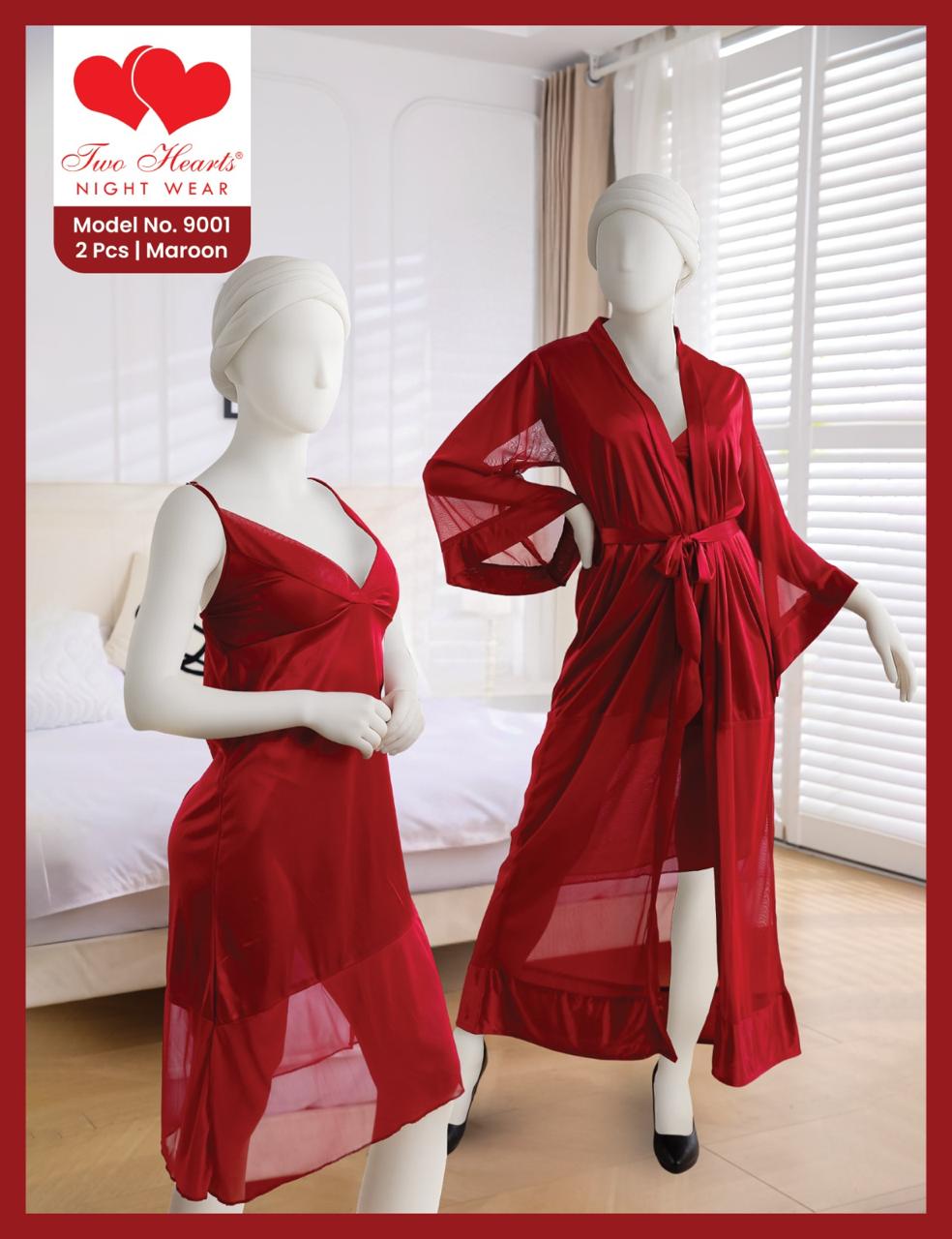 Elegant 2 Piece Nighty 9001